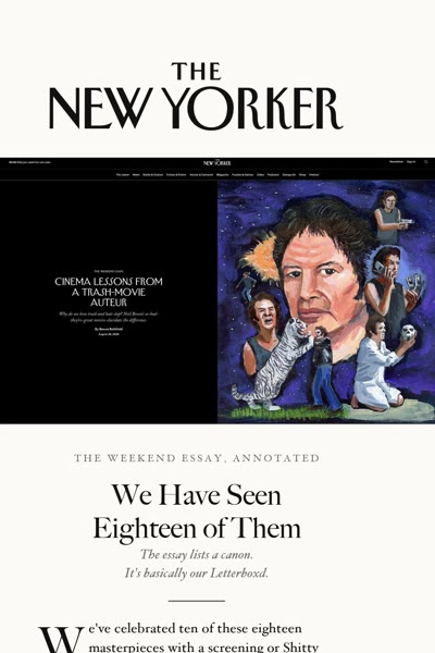 Neil Breen in the New Yorker