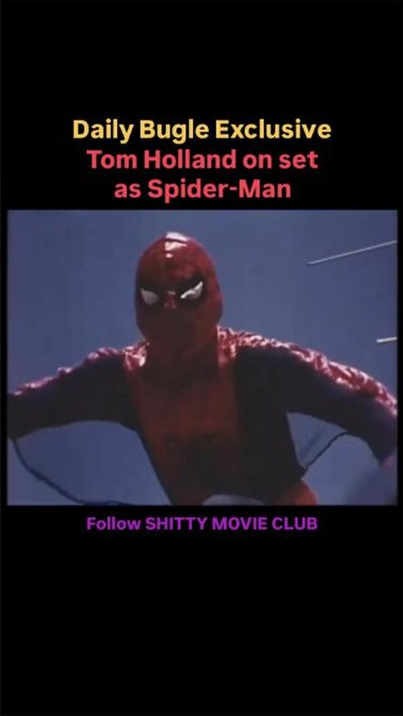 Daily Bugle exclusive, Tom Holland on set as Spider-Man