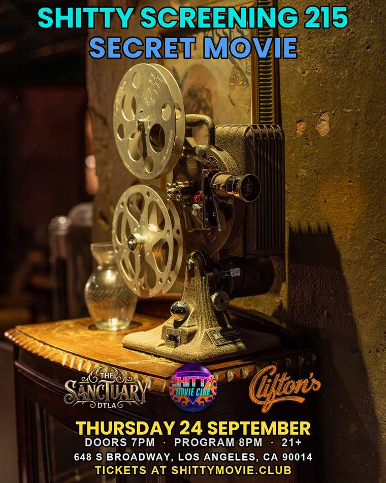 Shitty 215, secret screening at Clifton's